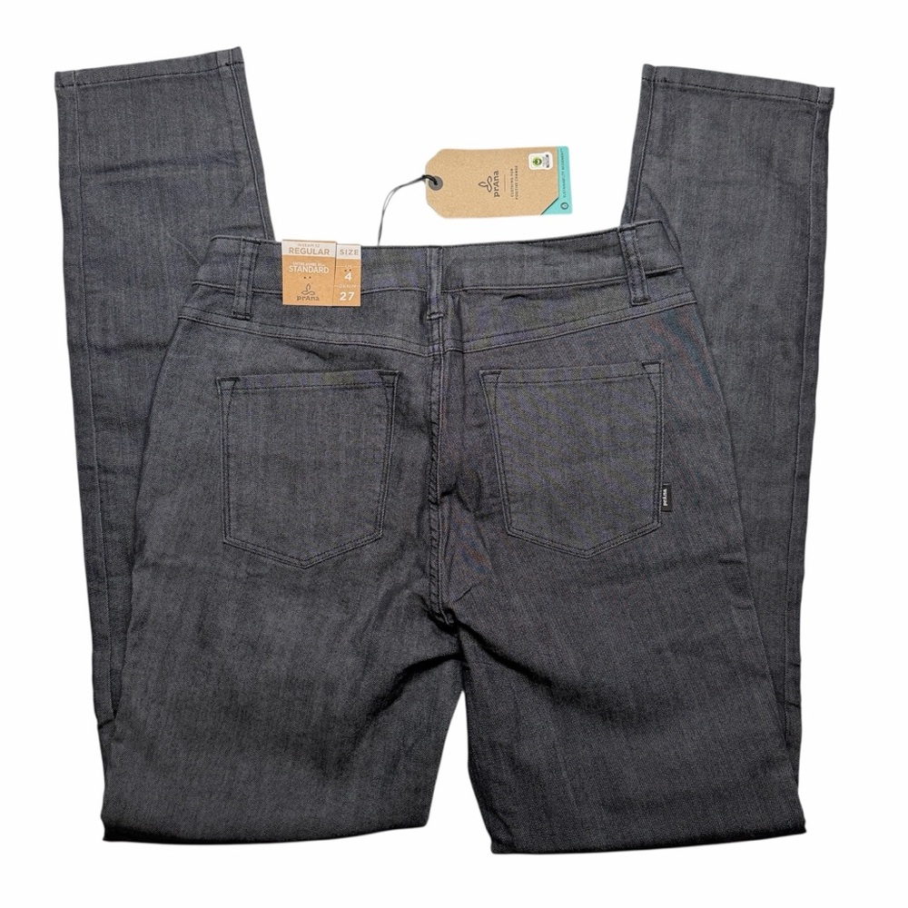 prAna Kayla High Rise Jeans Womens 27/4REG Denim Dark Organic Stretch NEW